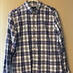 Men’s Banana Republic Soft Wash Button Up Shirt